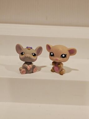 Littlest Pet Shop LPS Mouse and Rat Figure Set
